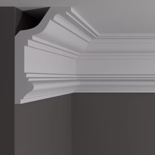 Потолочный плинтус под покраску Decor-Dizayn DD513 2000×111×192