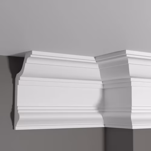 Потолочный плинтус под покраску Decor-Dizayn DD513 2000×111×192