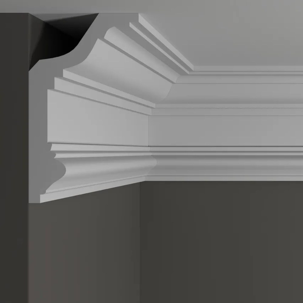 Потолочный плинтус под покраску Decor-Dizayn DD513 2000×111×192