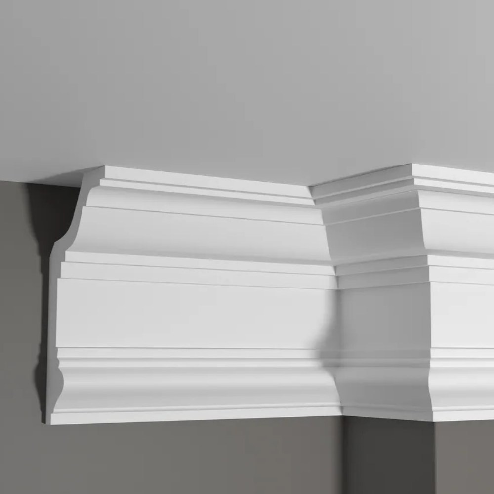 Потолочный плинтус под покраску Decor-Dizayn DD513 2000×111×192