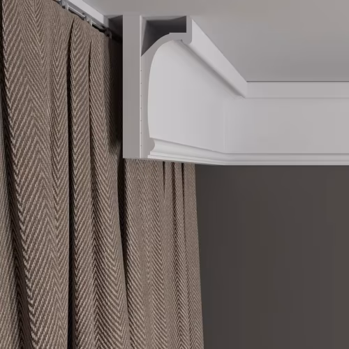 Потолочный плинтус под покраску Decor-Dizayn Estet DD518 2000×45×125