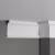 Потолочный плинтус под покраску Decor-Dizayn Estet DD518 2000×45×125