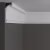Потолочный плинтус под покраску Decor-Dizayn Estet DD518 2000×45×125