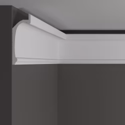 Потолочный плинтус под покраску Decor-Dizayn Estet DD518 2000×45×125