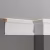 Потолочный плинтус под покраску Decor-Dizayn Estet DD518 2000×45×125