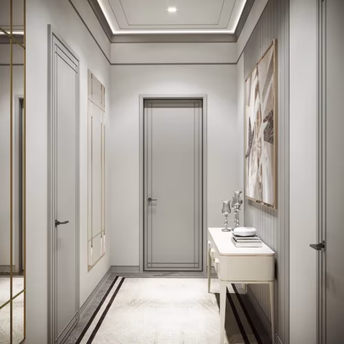 Потолочный плинтус под покраску Decor-Dizayn Estet DD518 2000×45×125