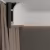 Потолочный плинтус под покраску Decor-Dizayn Modern DD520 с подсветкой 2000×70×140