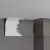 Потолочный плинтус под покраску Decor-Dizayn Modern DD520 с подсветкой 2000×70×140