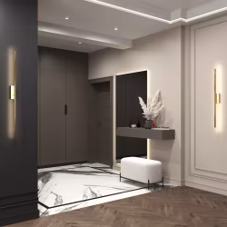 Потолочный плинтус под покраску Decor-Dizayn Modern DD520 с подсветкой 2000×70×140
