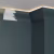 Потолочный плинтус под покраску Decor-Dizayn DD506 с подсветкой 2000×33×50