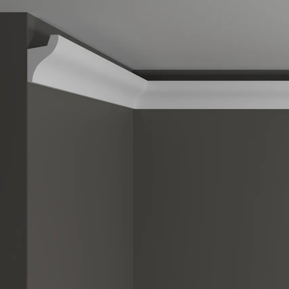 Потолочный плинтус под покраску Decor-Dizayn DD506 с подсветкой 2000×33×50