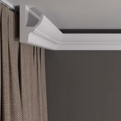 Потолочный плинтус под покраску Decor-Dizayn DD508 с подсветкой 2000×45×70