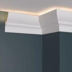 Потолочный плинтус под покраску Decor-Dizayn DD508 с подсветкой 2000×45×70