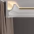Потолочный плинтус под покраску Decor-Dizayn DD509 с подсветкой 2000×75×120 фото в интерьере