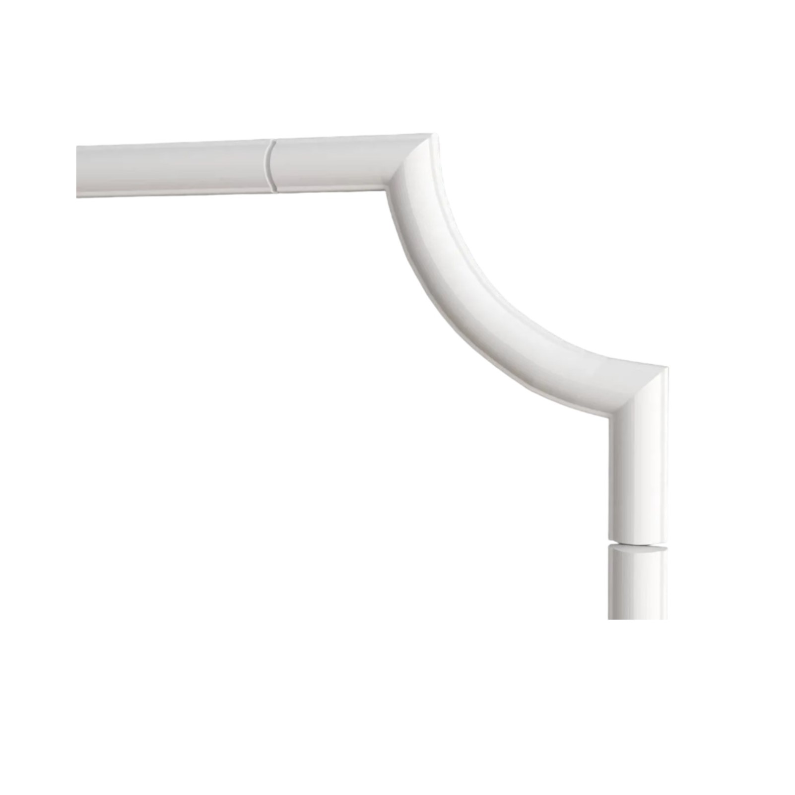 Угловой элемент к молдингу под покраску Decor-Dizayn C1-130A 105×105×8