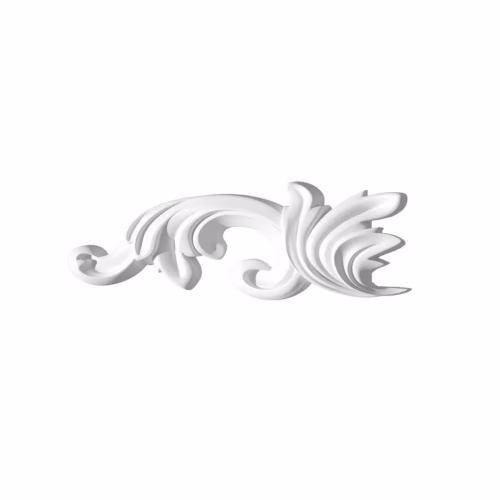 Декор к молдингу под покраску Decor-Dizayn H1-157A LR 124×54×19,5