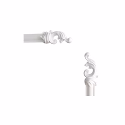 Декор к молдингу под покраску Decor-Dizayn H1-157A LR 124×54×19,5