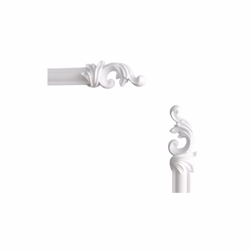 Декор к молдингу под покраску Decor-Dizayn H1-157A LR 124×54×19,5