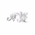Декор к молдингу под покраску Decor-Dizayn H1-DD301 LR 165×71×25