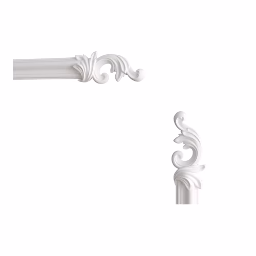 Декор к молдингу под покраску Decor-Dizayn H1-DD301 LR 165×71×25