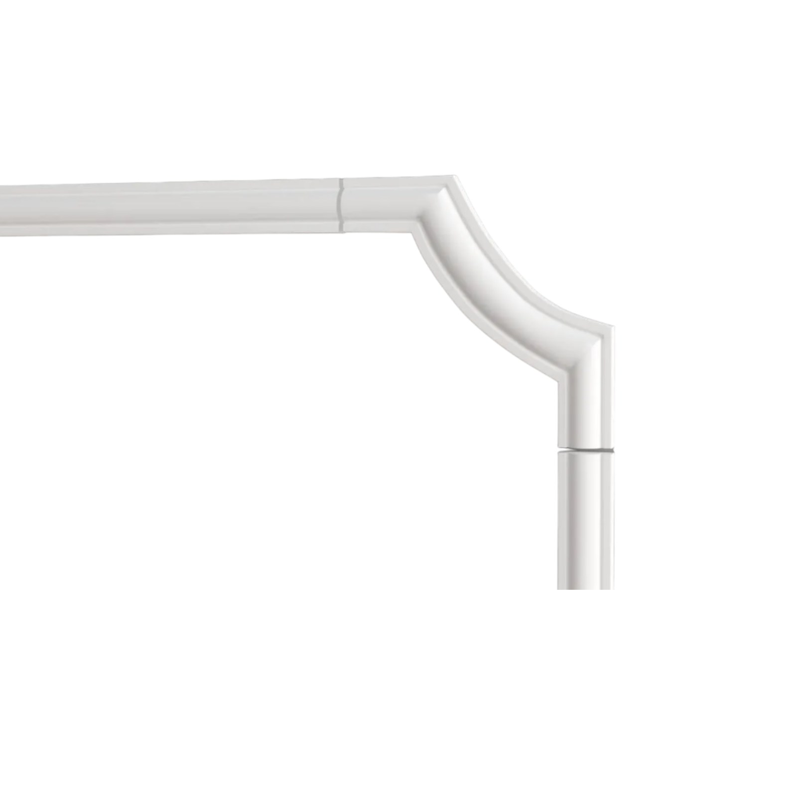 Угловой элемент к молдингу под покраску Decor-Dizayn C1-157A 145×145×13