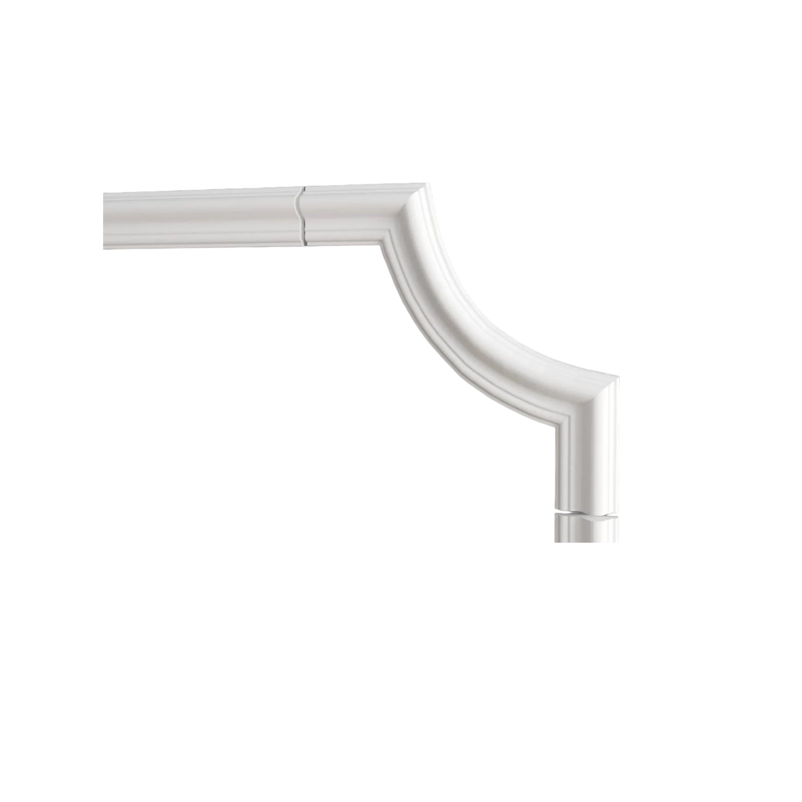 Угловой элемент к молдингу под покраску Decor-Dizayn C1-DD301 215×215×16