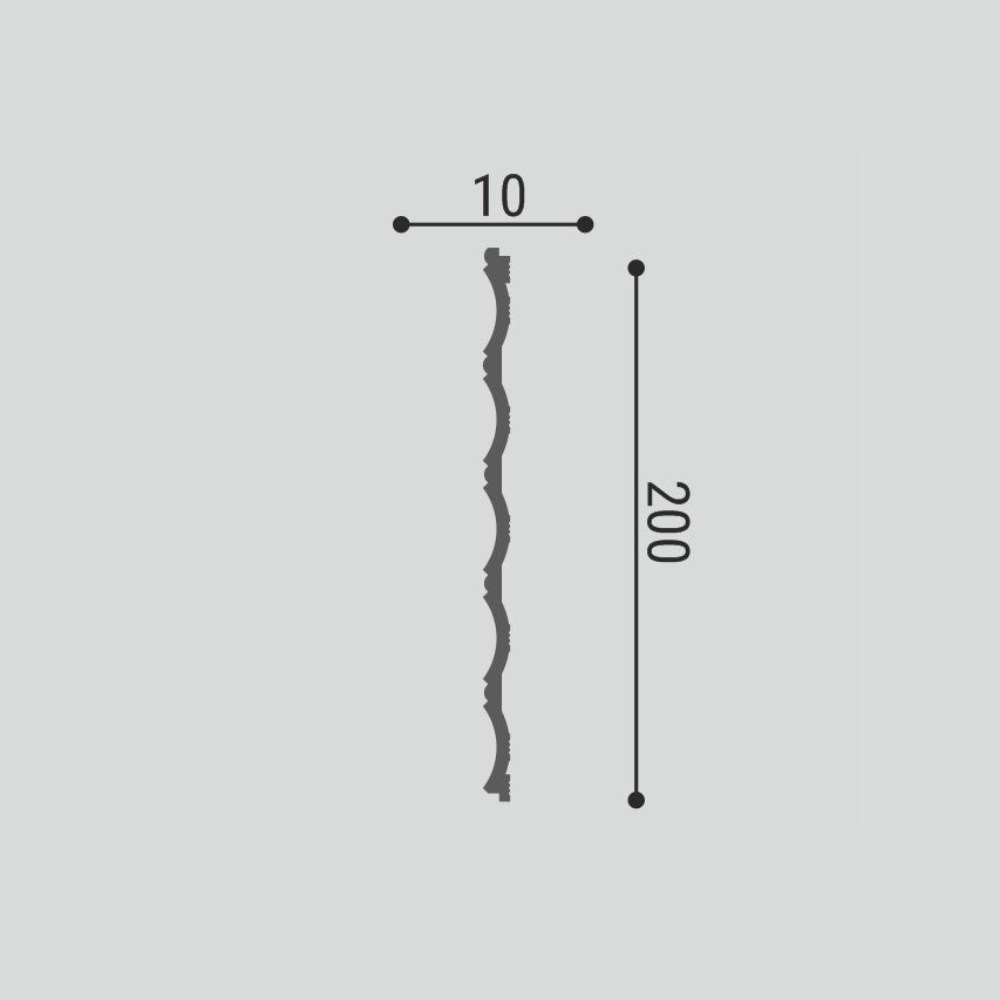 Стеновая панель под покраску Bello Deco СП 04/2.6 2600×200×10