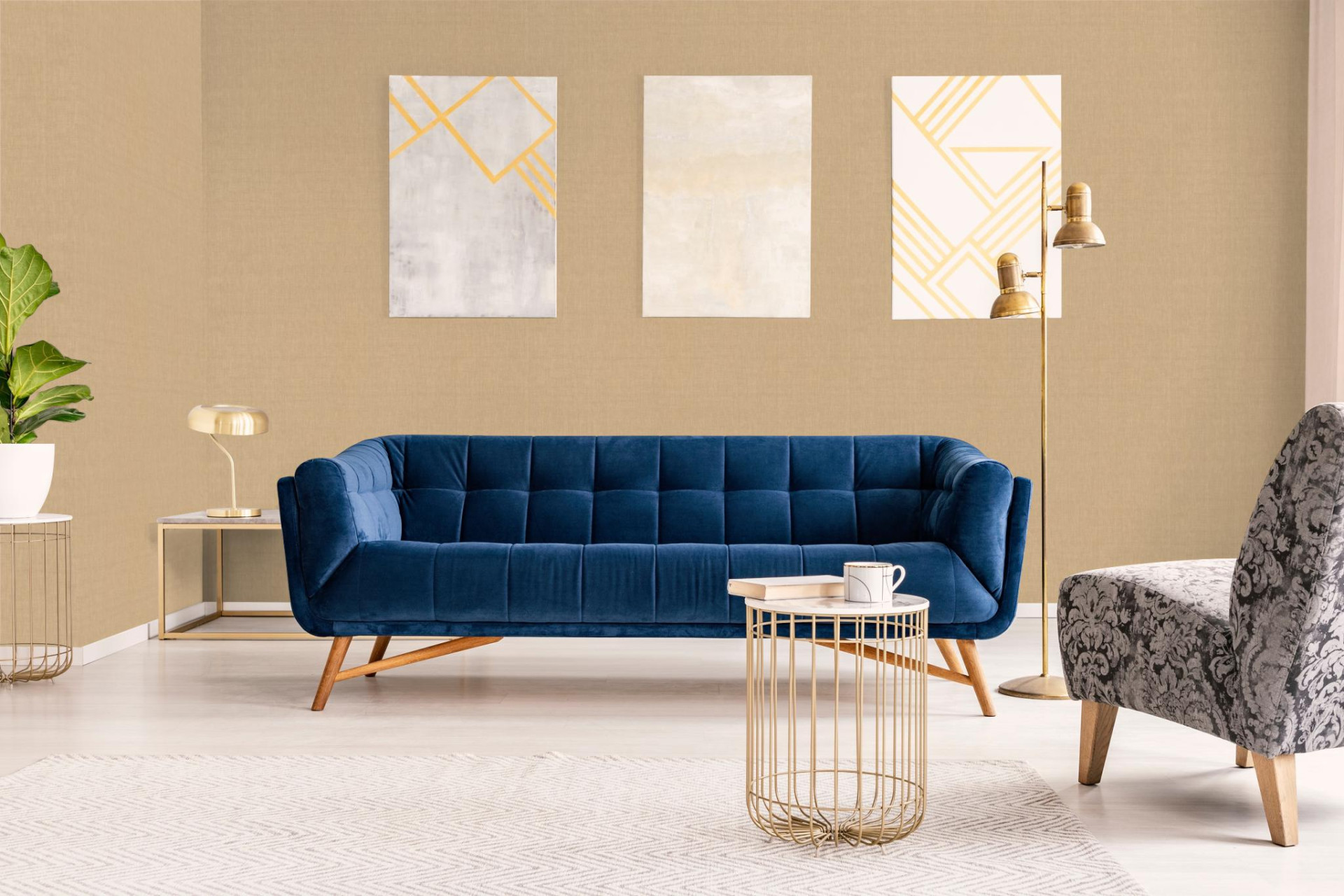 Обои Marburg Rainbow 3 33915 10,05×1,06 фото в интерьере