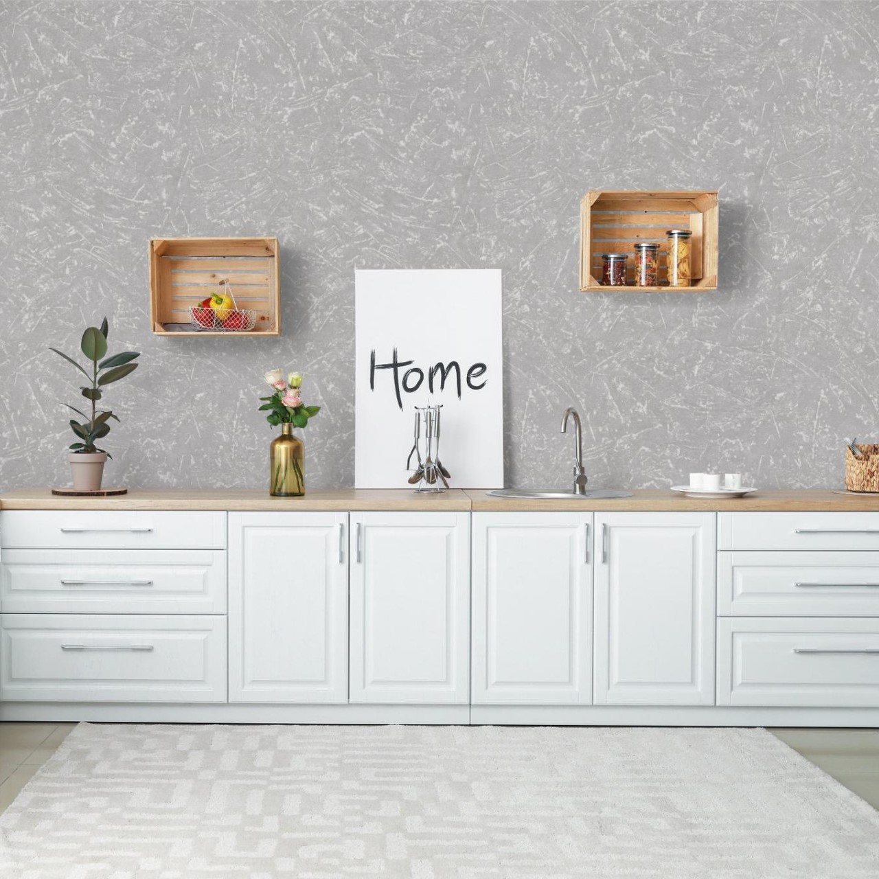 Обои Marburg Rainbow 3 34105 10,05×1,06 фото в интерьере Обои Marburg Rainbow 3 34105 10,05×1,06 фото в интерьере