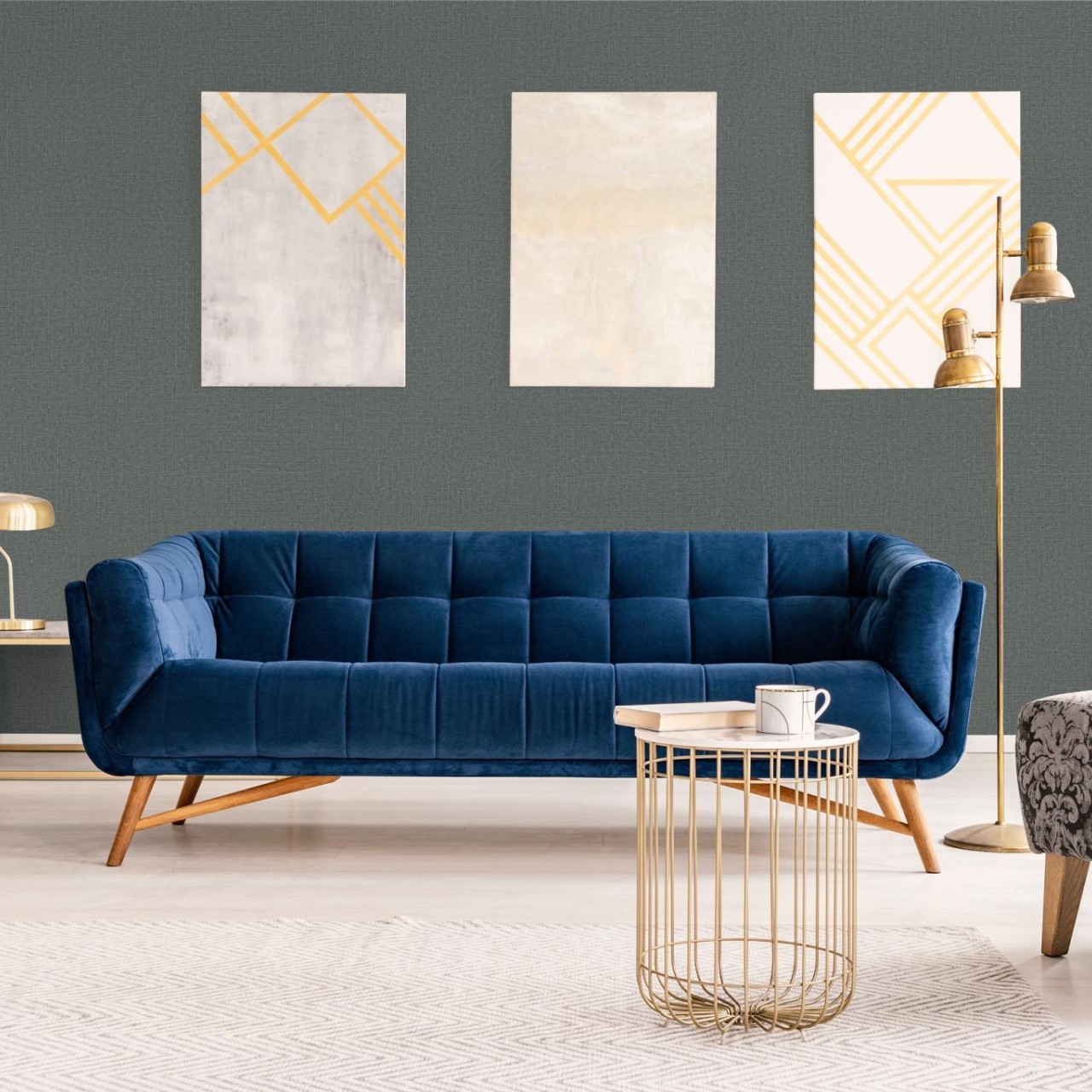 Обои Marburg Rainbow 3 34130 10,05×1,06 фото в интерьере