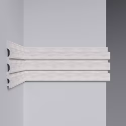 Стеновая панель Decomaster Eco Line D316-84 Ясень белый 2900×122×12