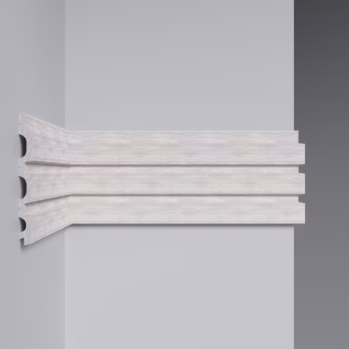 Стеновая панель Decomaster Eco Line D316-84 Ясень белый 2900×122×12