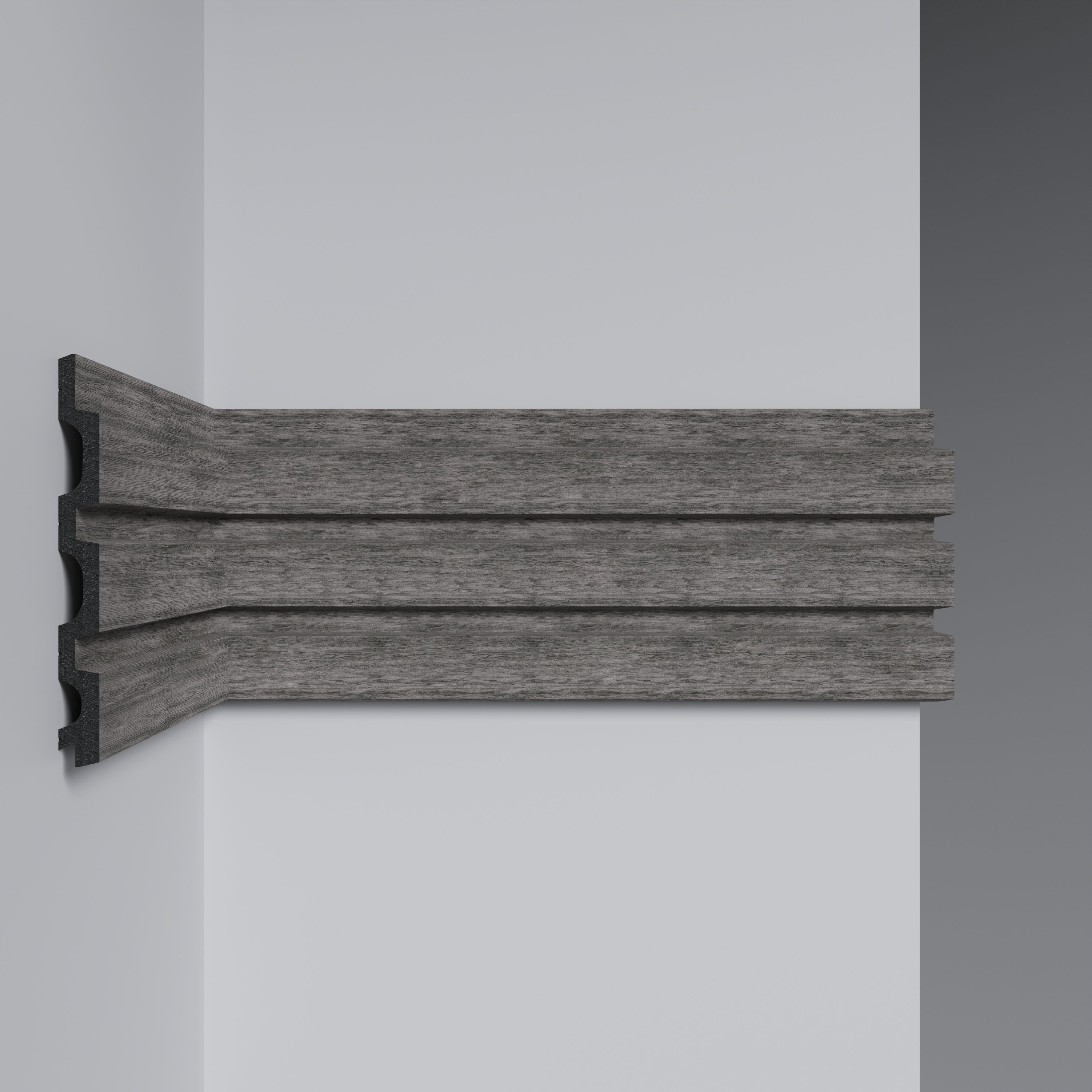 Стеновая панель Decomaster Eco Line D316-87 Дуб титан 2900×122×12