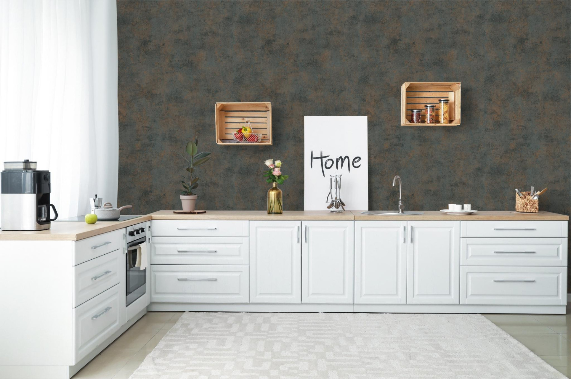 Обои Marburg Rainbow 3 34220 10,05×1,06 фото в интерьере Обои Marburg Rainbow 3 34220 10,05×1,06 фото в интерьере