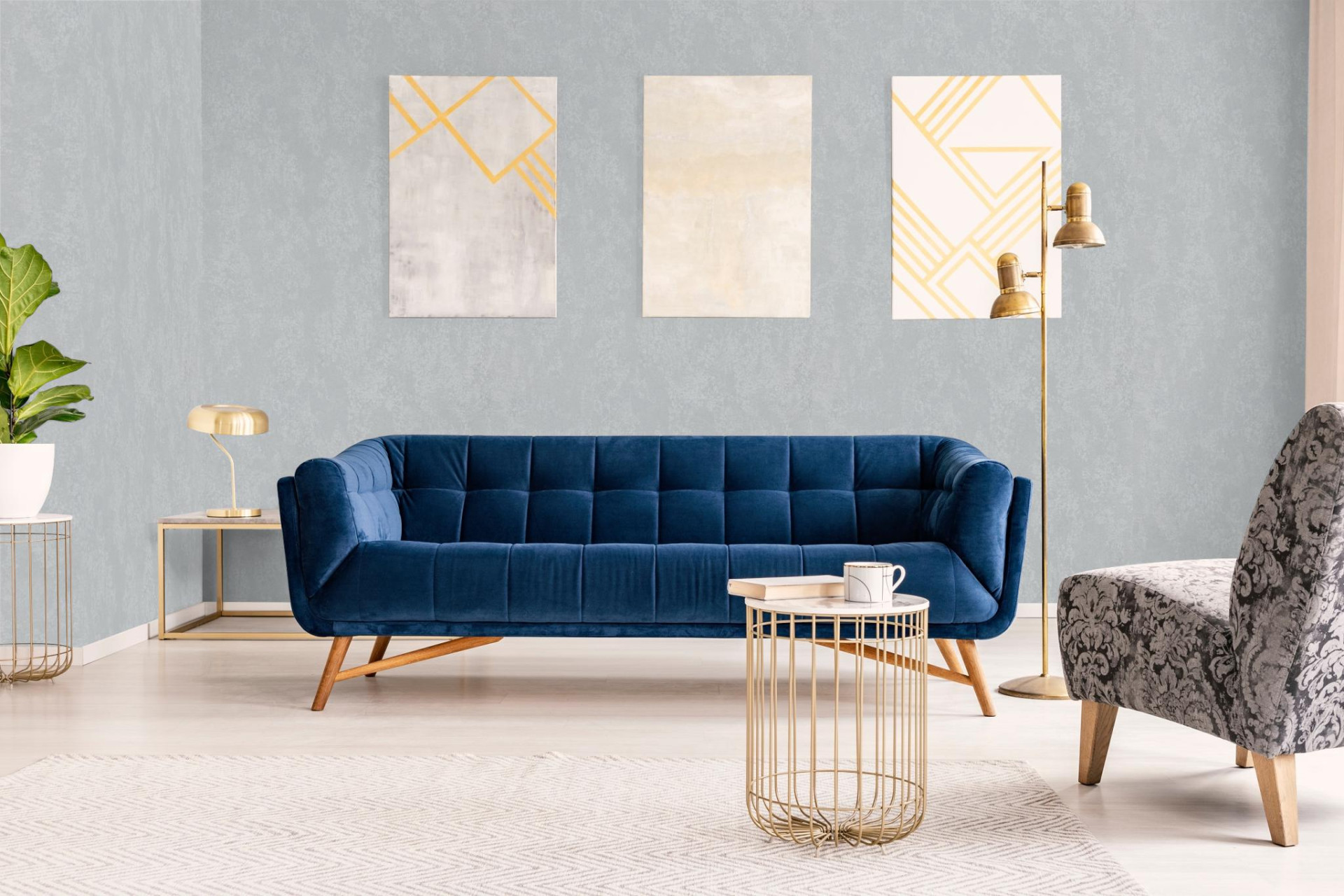 Обои Marburg Rainbow 3 34225 10,05×1,06 фото в интерьере