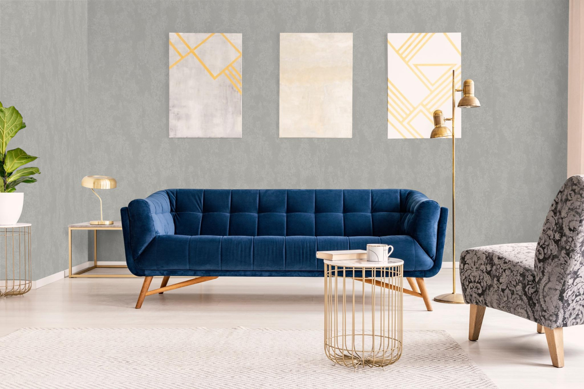 Обои Marburg Rainbow 3 34226 10,05×1,06 фото в интерьере