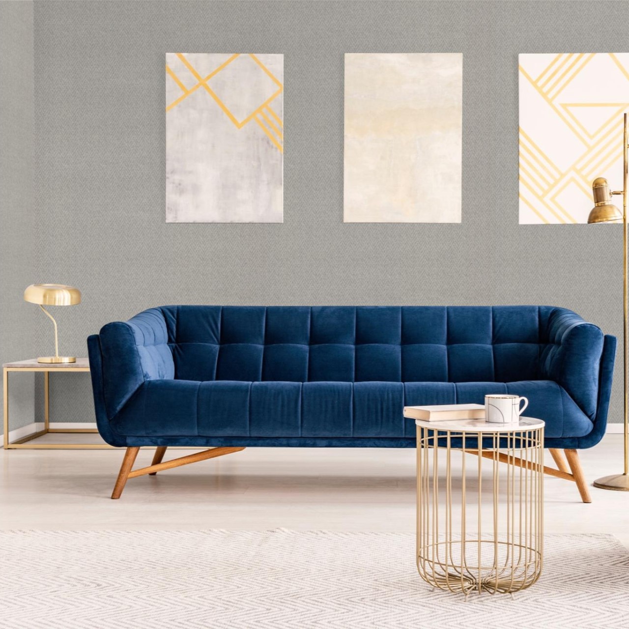 Обои Marburg Rainbow 3 59604 10,05×1,06 фото в интерьере