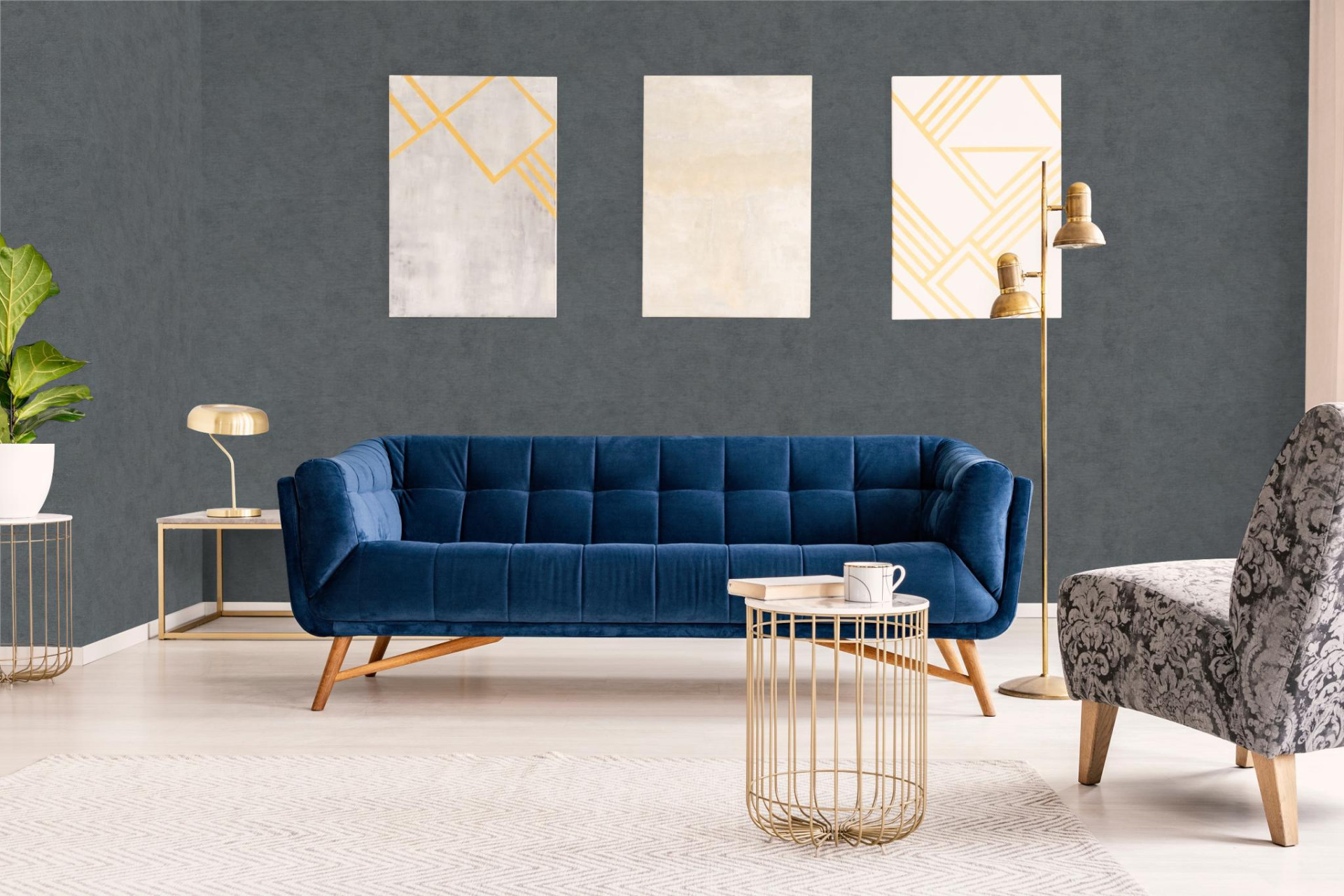 Обои Marburg Shades 32406 10,05×0,53 фото в интерьере