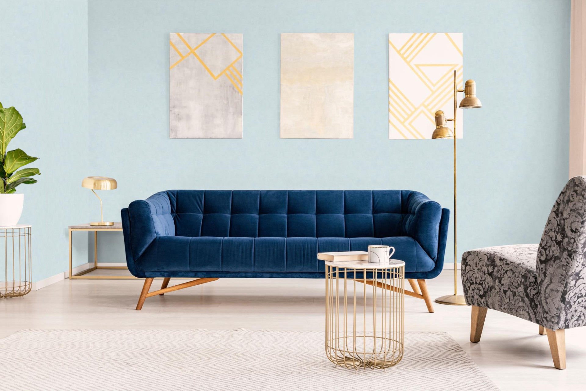 Обои Marburg Shades 32409 10,05×0,53 фото в интерьере