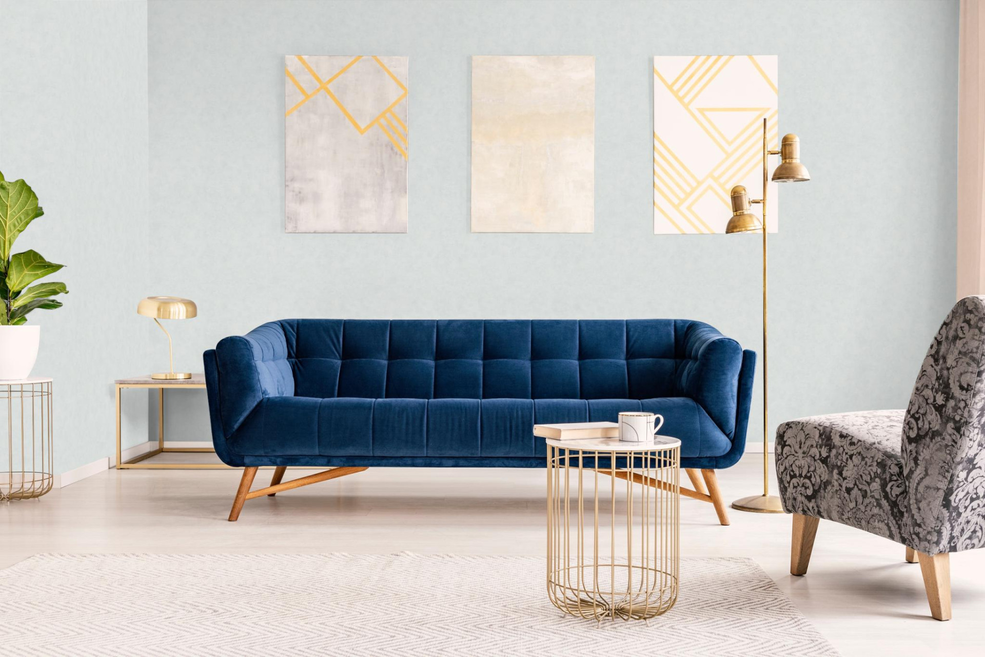 Обои Marburg Shades 32410 10,05×0,53 фото в интерьере