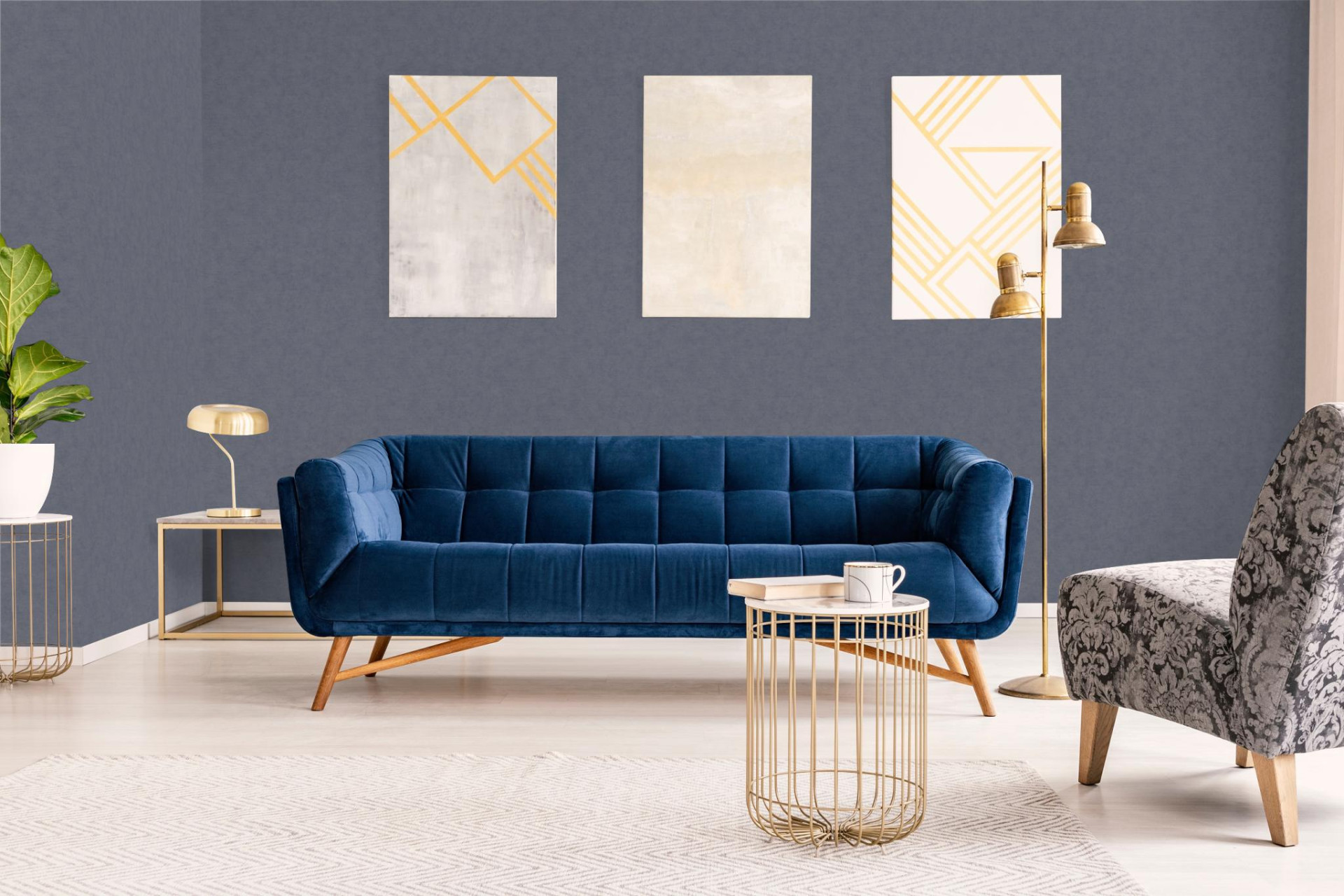 Обои Marburg Shades 32412 10,05×0,53 фото в интерьере