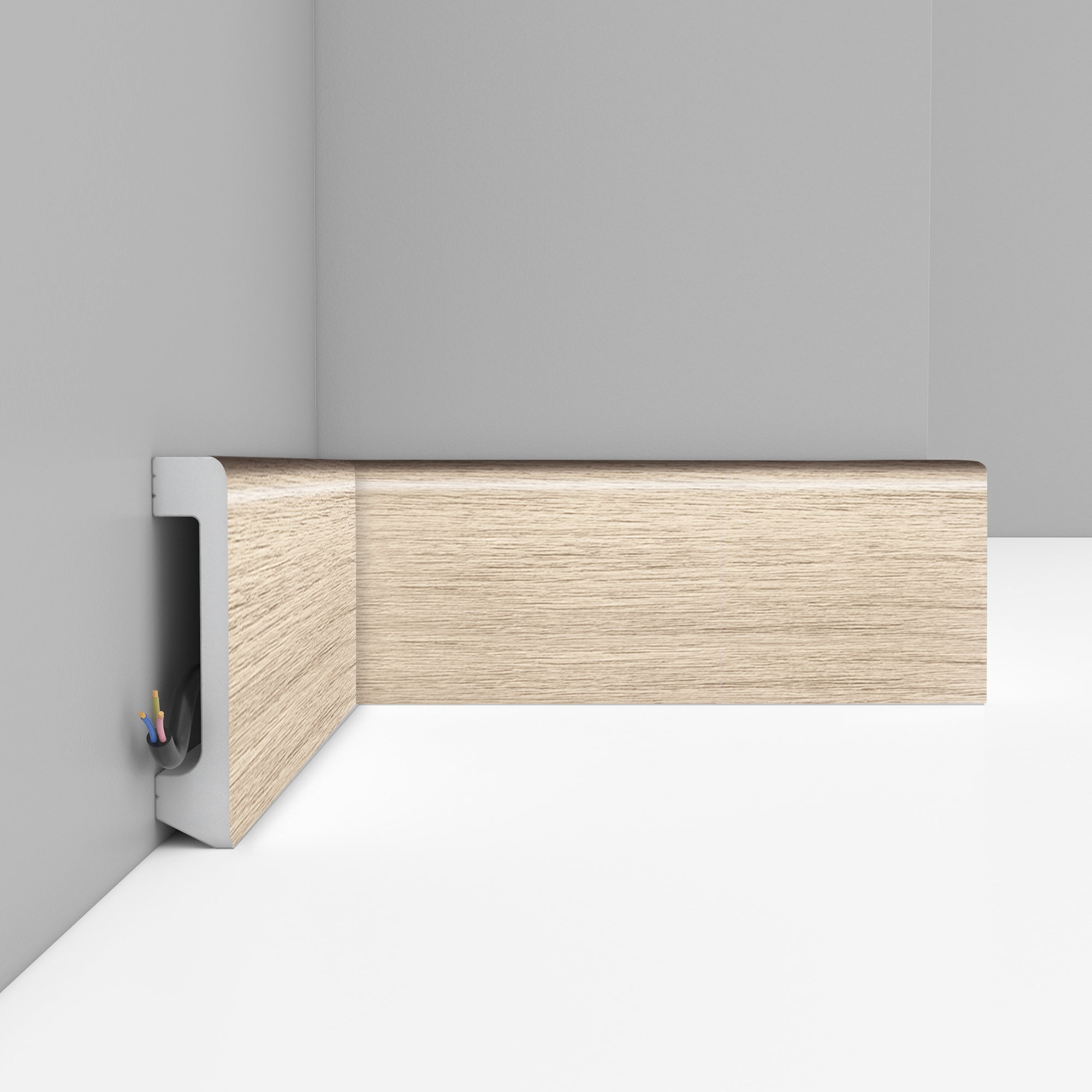 Плинтус Decomaster Бук светлый D235-72 2400×80×17 Плинтус Decomaster Бук светлый D235-72 2400×80×17