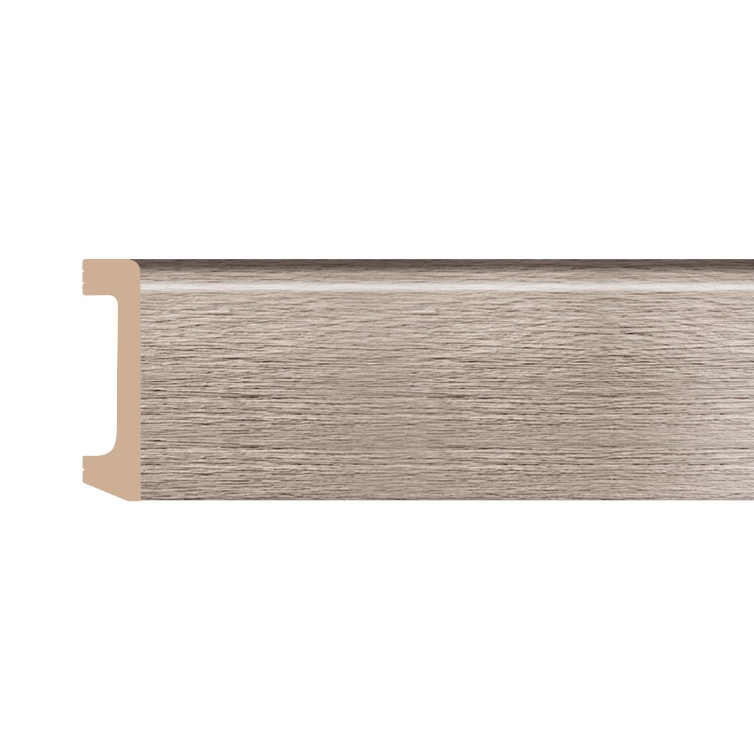 Плинтус Decomaster Дуб капучино D235-77 2400×80×17