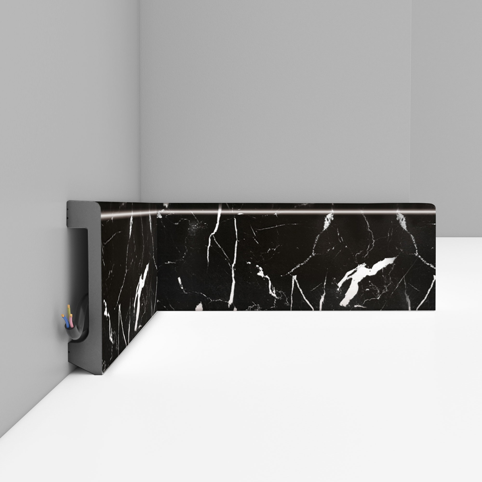 Плинтус Decomaster D235-78 2400×80×17