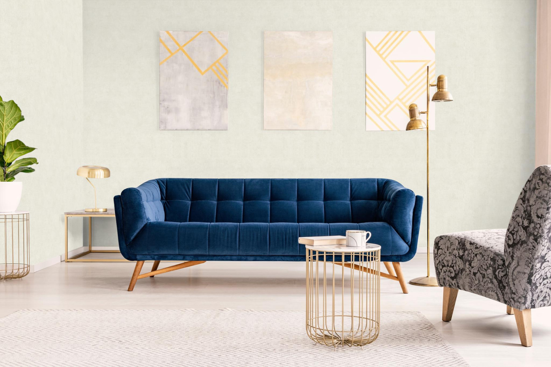 Обои Marburg Shades 32438 10,05×0,53 фото в интерьере