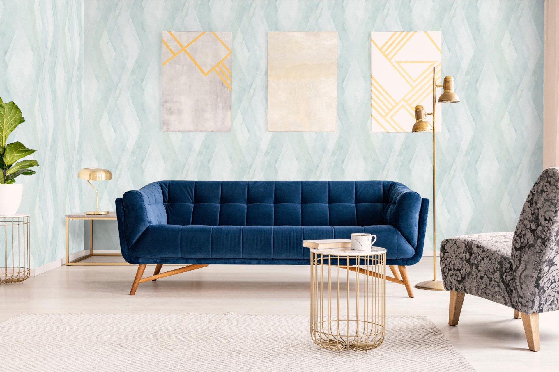 Обои Marburg Shades 32450 10,05×0,53 фото в интерьере