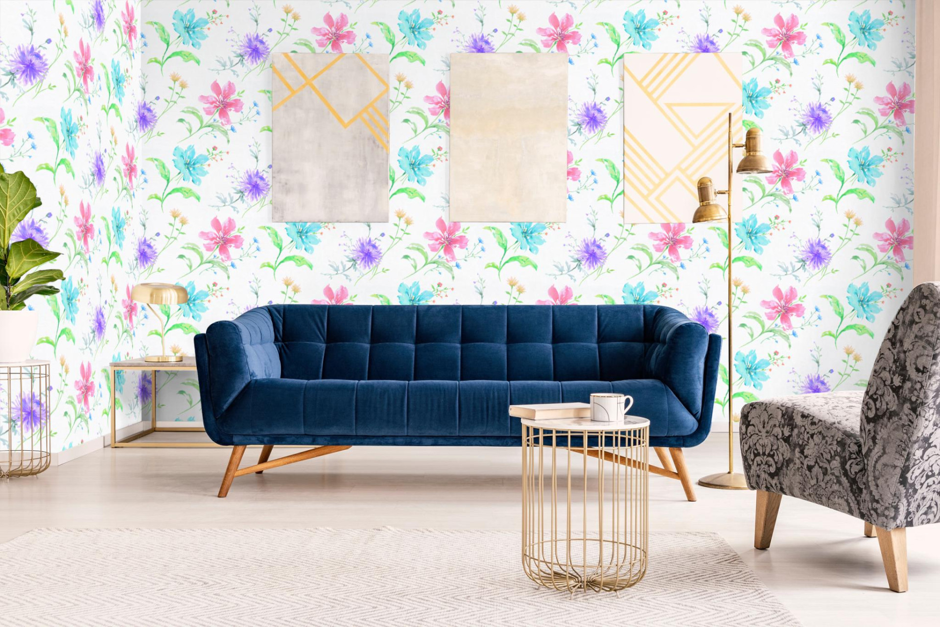 Обои Marburg Shades 32454 10,05×0,53 фото в интерьере