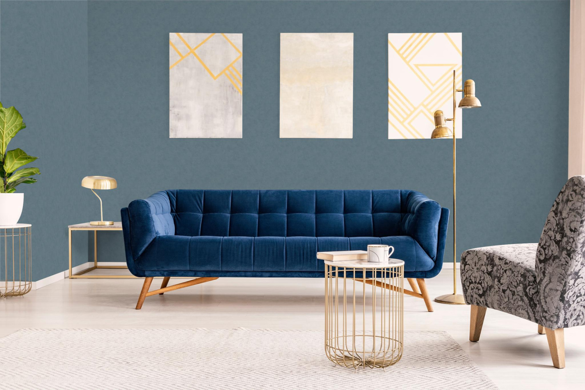 Обои Marburg Shades Iconic 32413 10,05×0,53 фото в интерьере