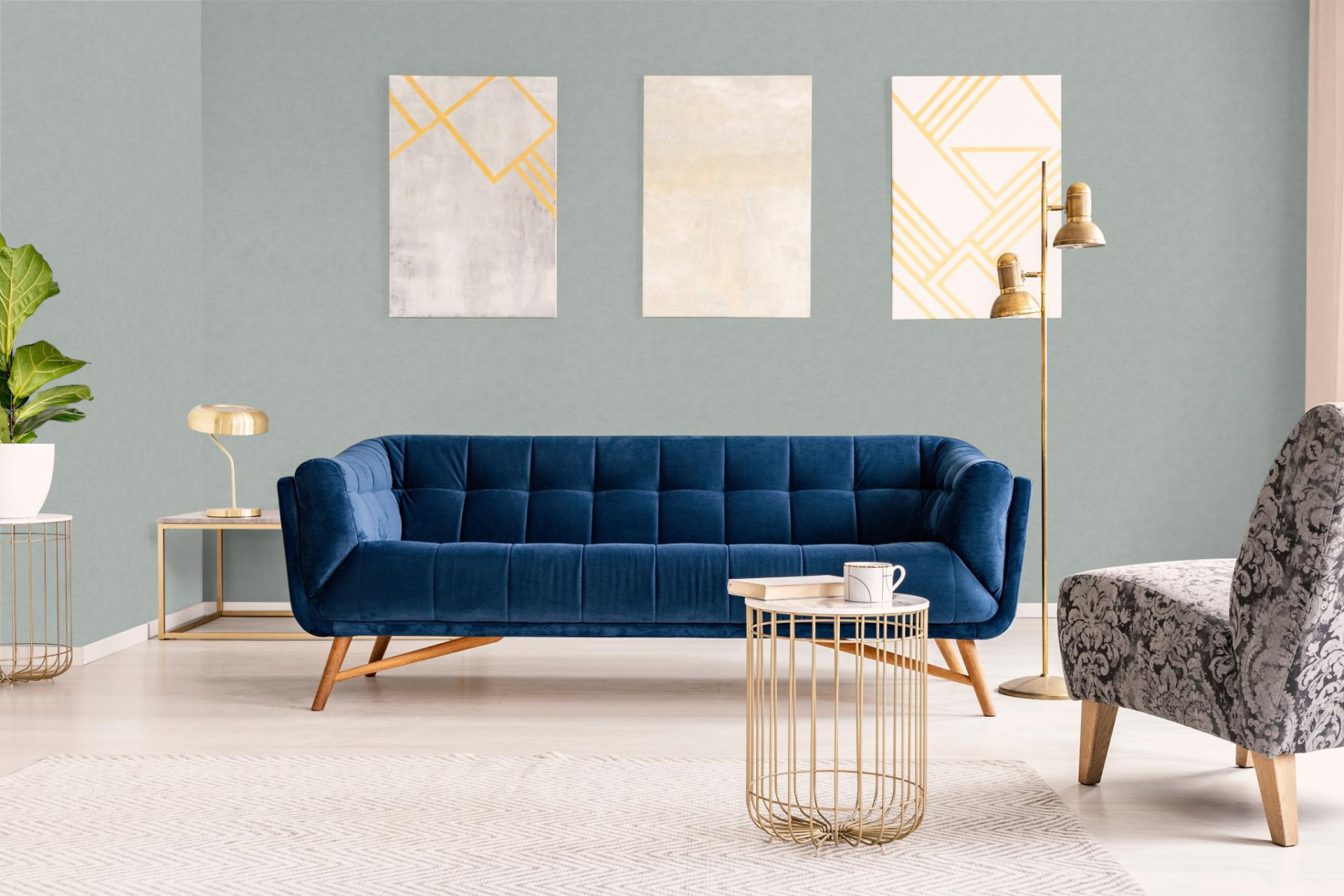 Обои Marburg Shades Iconic 32415 10,05×0,53 фото в интерьере