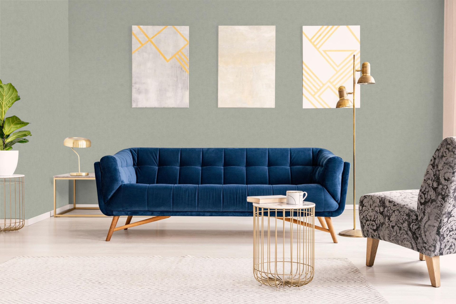 Обои Marburg Shades Iconic 32417 10,05×0,53 фото в интерьере